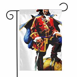Jeje Garden Flag Captain Morgan Seasonal Holiday Outdoor Decorative Small Basic Flags For House Garden Yard Lawn Patio Welcome Decorations