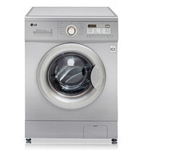 Lg 7kg Front Loading Washing Machine F10b8qdp5-silver