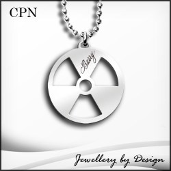 Nuclear Pendant With Free Engraving + Chain