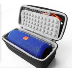 Tuff-Luv Portable Eva Cover Case For Jbl Flip 3 And Flip 4 Speaker Black