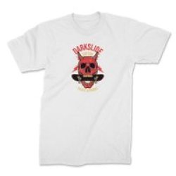 Ton Darkslide Red Skull Unisex Premium T-Shirt White