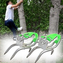 DUOSHIDA Pole Climbing Spikes Tree Climbing Tool For Hunting Observation Picking Fruit Coconut Simple To Use.