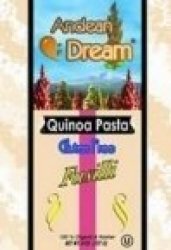 Organic Quinoa Pasta Fusilli Gluten Free Andean Dream 8 Oz Box