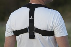 Stabilityace Upper Back Posture Corrector Brace And Clavicle Support For Fractures Sprains And Shoulders Large