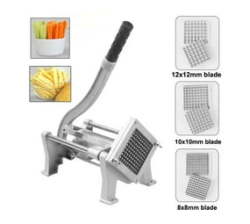 Stainless Steel Cutting Blade French Home Kitchen Fry Fries Potato Chips Strip Cutter Machine Potato Tools 1 PC