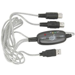 USB To Midi Converter - Transfers Midi Data Between Your Instruments And Computer Via USB Connection