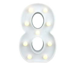 LED Number Lights - 8