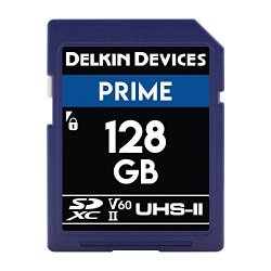 Delkin Devices 128GB Prime Sdxc Uhs-ii U3 V60 Memory Card