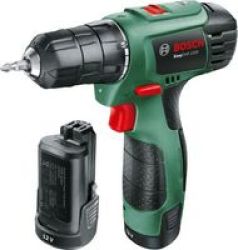 Bosch Easydrill 1200 Lithium-ion Cordless Driver Drill 12V2 Battery Packs Includedblack And Green