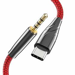 USB C To 3.5MM Aux Cable Yuanbai USB C To Aux Male Hi-res Car Stereo Cord 6.6FT USB C Headphone Audio Cable For Google