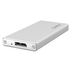 Orico External SSD Enclosure Case Msata To USB For 50MM Msata SSD Supports Uasp - Silver