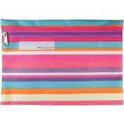 Trefoil Subject Bag Candy-stripe Pink