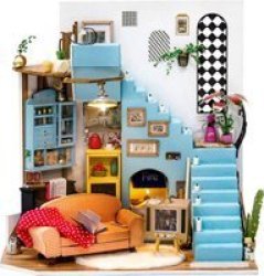Wooden Diy House - Joy's Peninsula Living Room