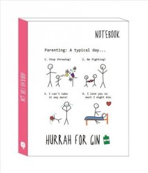 Hurrah For Gin: Small Paperback Notebook - Katie Kirby Notebook Blank Book