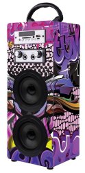 Volkano VK-3009-PRGN Carnival Bluetooth Karaoke Speaker-multicolour