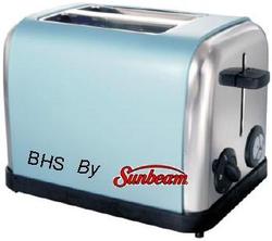 Sunbeam Kitchen Appliances Sunbeam Blue Bhs 2 Slice Toaster