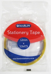 Marlin Stationery Clear Tape 12mm x 33m