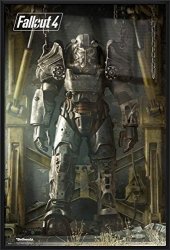 Fallout 4 - Framed Gaming Poster Print Vault-tec Compilation Vault Boy Size: 24" X 36"