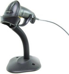 Motorola Symbol LS2208 Bar Code Reader With Stand And USB Cable Black