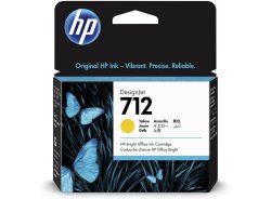 HP 712 29ML Yellow Designjet Ink Cartridge For T200 And T600 Series