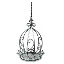 Garden Metal Iron Wire Hanging Bird Cage Flower Pot Basket 77 Cm X 23 Cm