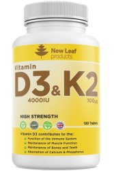 Vitamin D3 & K2 Tablets High Strength