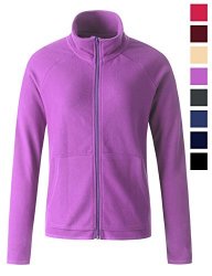 Regna X Women Plus Size Outdoor Tech Full Zip Fleece Jacket Purple XL XL
