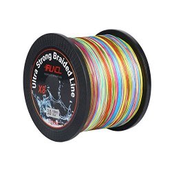 Runcl Braided Fishing Line With 8 Strands Fishing Line Pe Material 1093YDS 1000M With Multiple Colors For Freshwater And Saltwater 1093YDS 1000M 85LB 38.6KGS