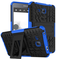 Samsung Rugged Armour Case & Stand For Tab A7 - 7" Cover 2016 Model Royal Blue