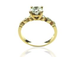 18CT Rose Gold Natural Diamond Ring