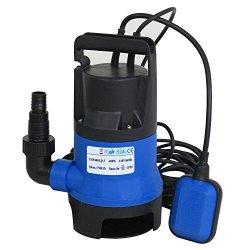 1//2 Hp Submersible Sump Pump 2115GPH Dirty Clean Water Pump with Float Switch