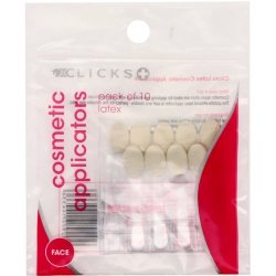 Clicks Face Cosmetic Applicators 10 Pack