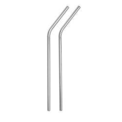 Gin Tribe Gift Tribe Stainless Steel Bent Straws & Cleaner