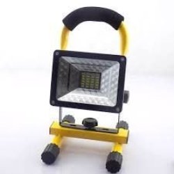 10W LED Rechargeable Cordless Flood Light Spot Portable Lamp