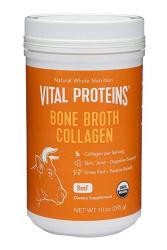 Vital Proteins Organic Grass-fed Beef Bone Broth Collagen 10 Oz Canister