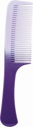 Basics Comb Rake Abs Purple 22X4.8CM