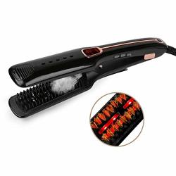 Jackys Steam Hair Straightener Temperature Adjustable Automatic Off Protection Steam Infrared To Keep Hair Moisturizing Professional Perm