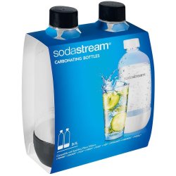 SodaStream Bottle Screw Fit 1LTR Twin Pack