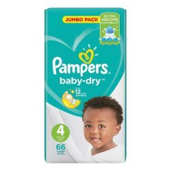 Pampers Maxi Size 4 9-14KG Diapers 66 Pack