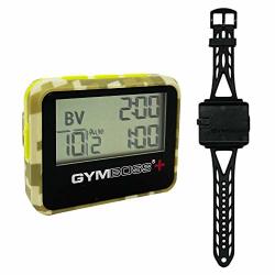 Gymboss Plus Interval Timer And Stopwatch - Bundle Camo yellow