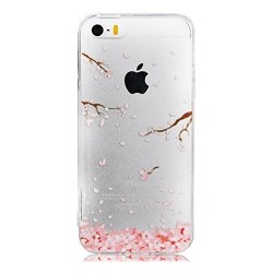 Urberry Iphone 5C Case 3D Cherry Leaf Falling Print Case For Iphone 5C With A Screen Protector