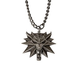 The Witcher 3 White Wolf Medallion And Chain