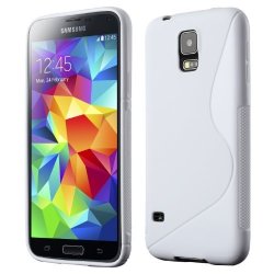 Galaxy S5 Case Cruzerlite S-line Tpu Case Compatible For Samsung Galaxy S5 - White