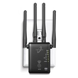 MSRM US302 WiFi Booster 300Mbps WiFi Range Extender 2.4GHz Wireless WiFi Repeater with External Antennas BK