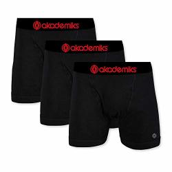 3 Pack Akademiks Product Name Mens Boxers Soft Breathable Athletic No Ride Up Compression Cotton Underwear for Men L, CAMO