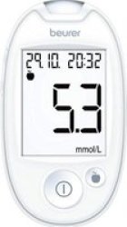 Beurer Diabetes Blood Glucose Monitor Gl 44 Mmol l - White