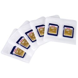 Hama Self Adhesive Sleeves For Sd mmc xd memory Stick Memory Cards - White