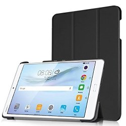 Huawei Mediapad M3 8.4 Case Topace Pu Leather Smart Case With Stand Function For Huawei Mediapad M3 8.4 Inch Black