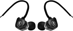 Mackie Cr-buds+ Cr-bud Series Dual-driver Professional Fit In-ear Earphones With MIC And Control Black
