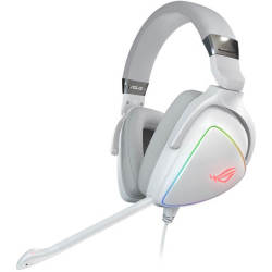 Asus Rog Delta Wired Rgb Gaming Headset - White